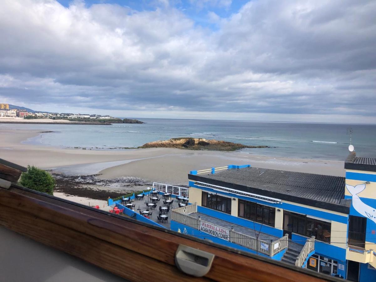 Apartamento Con Hermosas Vistas A La Playa Del Altar Sieiro Esterno foto
