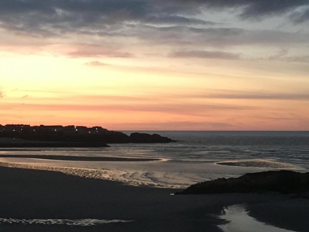 Apartamento Con Hermosas Vistas A La Playa Del Altar Sieiro Esterno foto