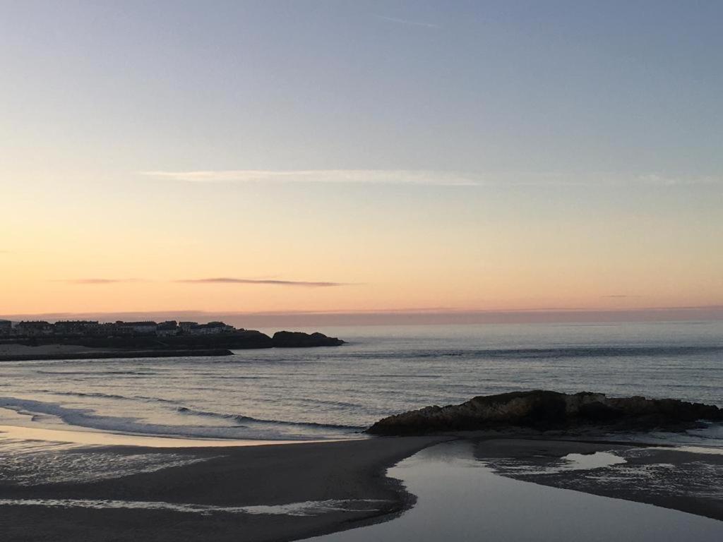 Apartamento Con Hermosas Vistas A La Playa Del Altar Sieiro Esterno foto