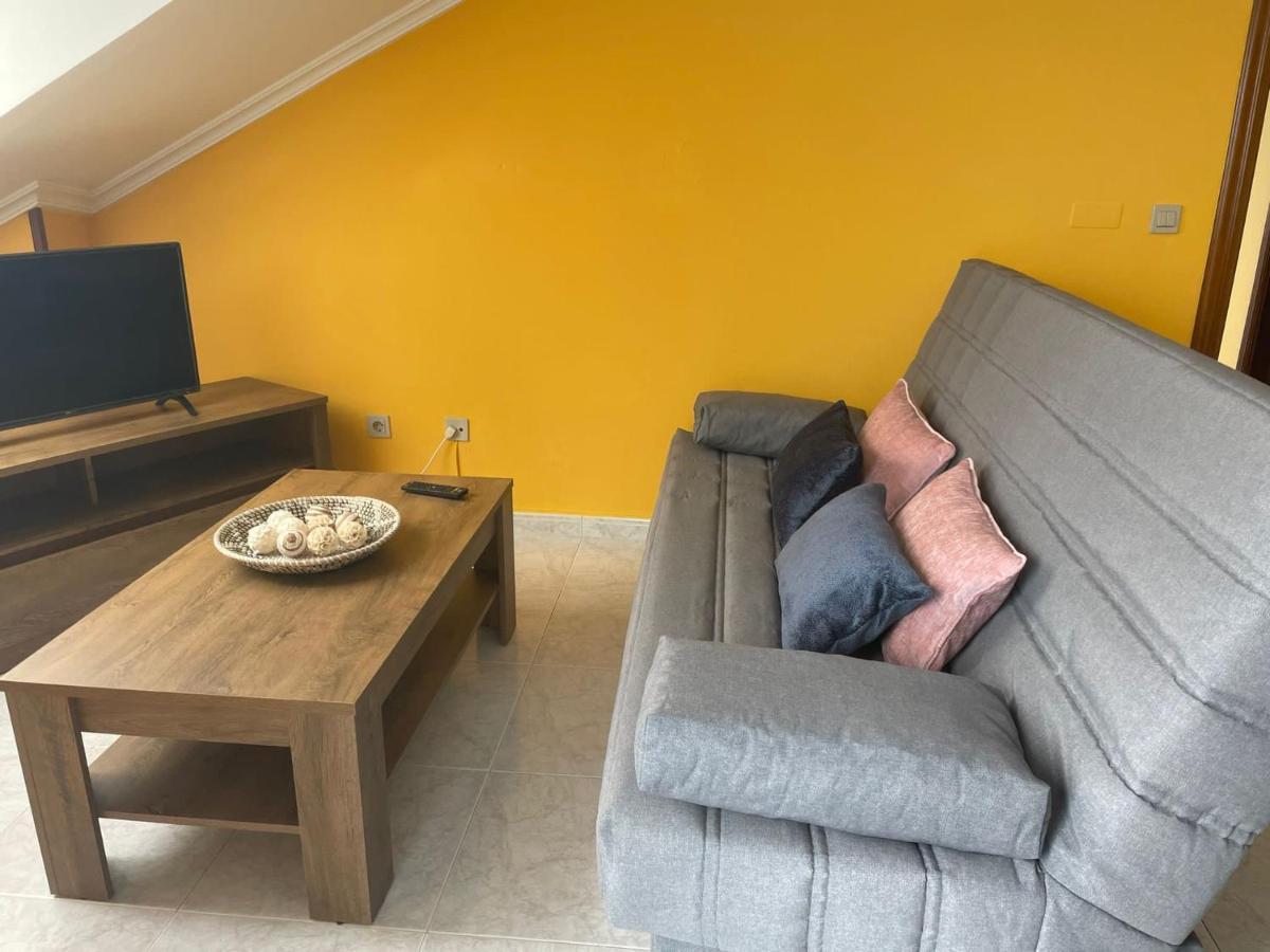 Apartamento Con Hermosas Vistas A La Playa Del Altar Sieiro Esterno foto